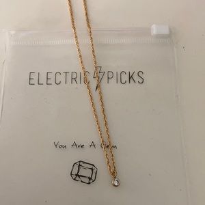 Electric Picks Gold filled Necklace
